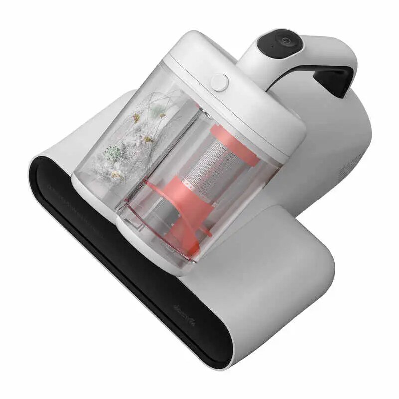 Aspirator de mana Deerma CM980W, Cu fir, UV-C, 450W, 13000Pa, Capacitate colectare 0.6L, Alb