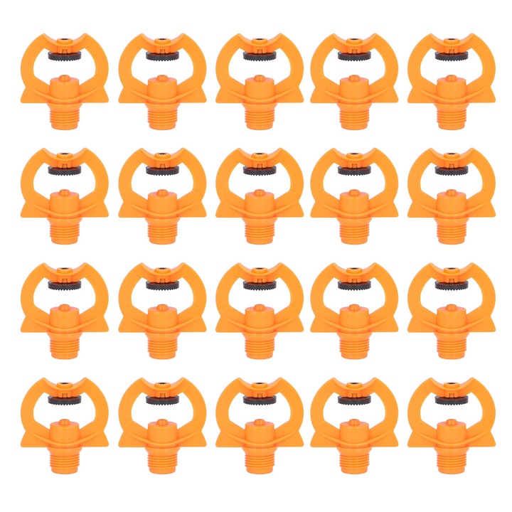 Készlet 20 db G1/2 öntöző szórófej, Jormftte, tartós anyag, víztakarékos, könnyen használható