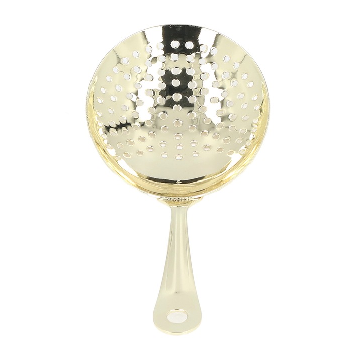 Jormftte koktélszűrő, rozsdamentes acél, arany, bárba, klubba, étterembe