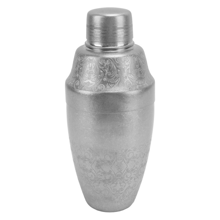 Jormftte 304 rozsdamentes acél koktél shaker szűrővel, bárba, 500 ml, ezüst
