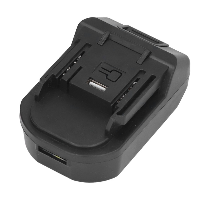 Jormftte akkumulátor adapter, rövidzárlat elleni védelemmel, USB, 18-21V