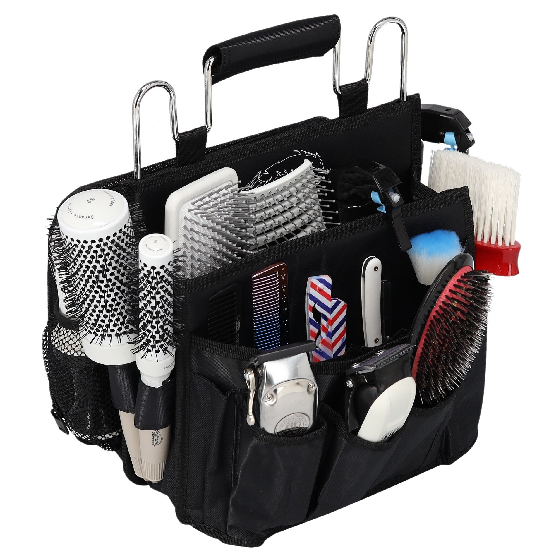 G-RAP HAMI ＆ CHERELLE FORTIERセット Geanta profesionala pentru accesorii de frizerie Gepard, 11