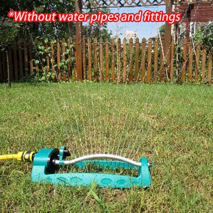 Automata locsoló 15 lyukkal, hosszú szórófejjel, ABS + rozsdamentes acél, 4 permetezési mód, 43x16x8cm