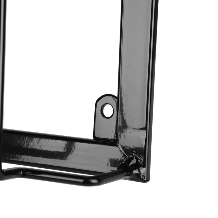 Pohártartó szekrény alá, boros pohártartó, fém akasztó tároló rendszerező bárhoz, konyhához, 3 rekeszes, 30x22,5 cm, fekete