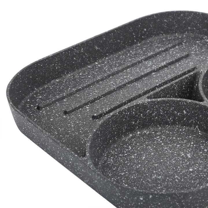 Jormftte alumínium serpenyő, tapadásmentes, 40x18.7cm, fekete