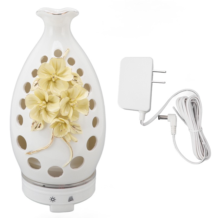 Jormftte aromaterápiás párásító, kerámia, WiFi vezérlés, 7 szín, 120ml