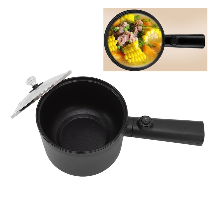 Multicooker 2-in-1 Jormftte, 6L, cu functii de gatire la presiune si friteuza, Priza SUA, 120V