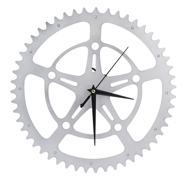 Jormftte Egyszerű falióra, keret nélküli design, csillag alakú, halk mechanizmus, 30 cm