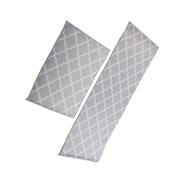 2 darabos konyhai szőnyeg, vízálló, olajálló szőnyeg otthoni dekorációhoz, irodához, szállodához