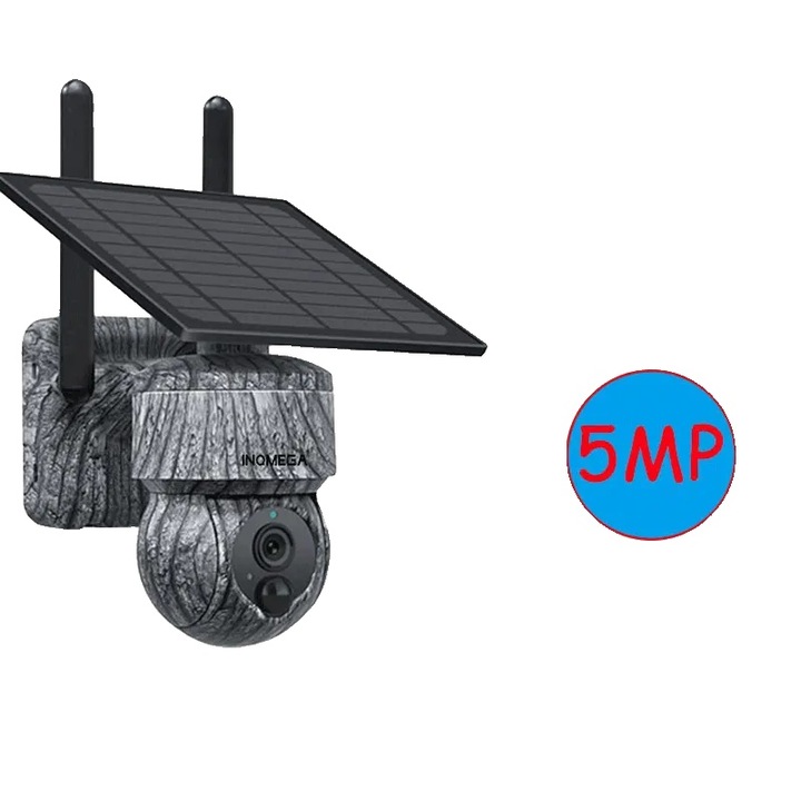 Камера за наблюдение, 5MP, WIFI и 4G свързаност, устойчива на атмосферни влияния, видимост 90°