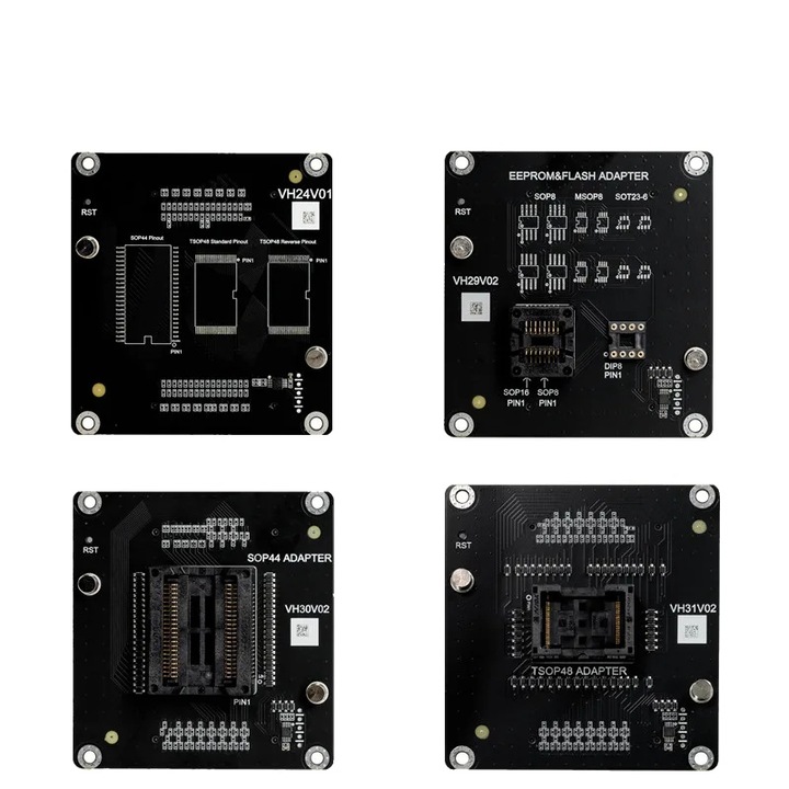 Комплект адаптери за програматор Xhorse Multi-Prog, поддържа SOP44 и TSOP48, съвместим с EEPROM и FLASH