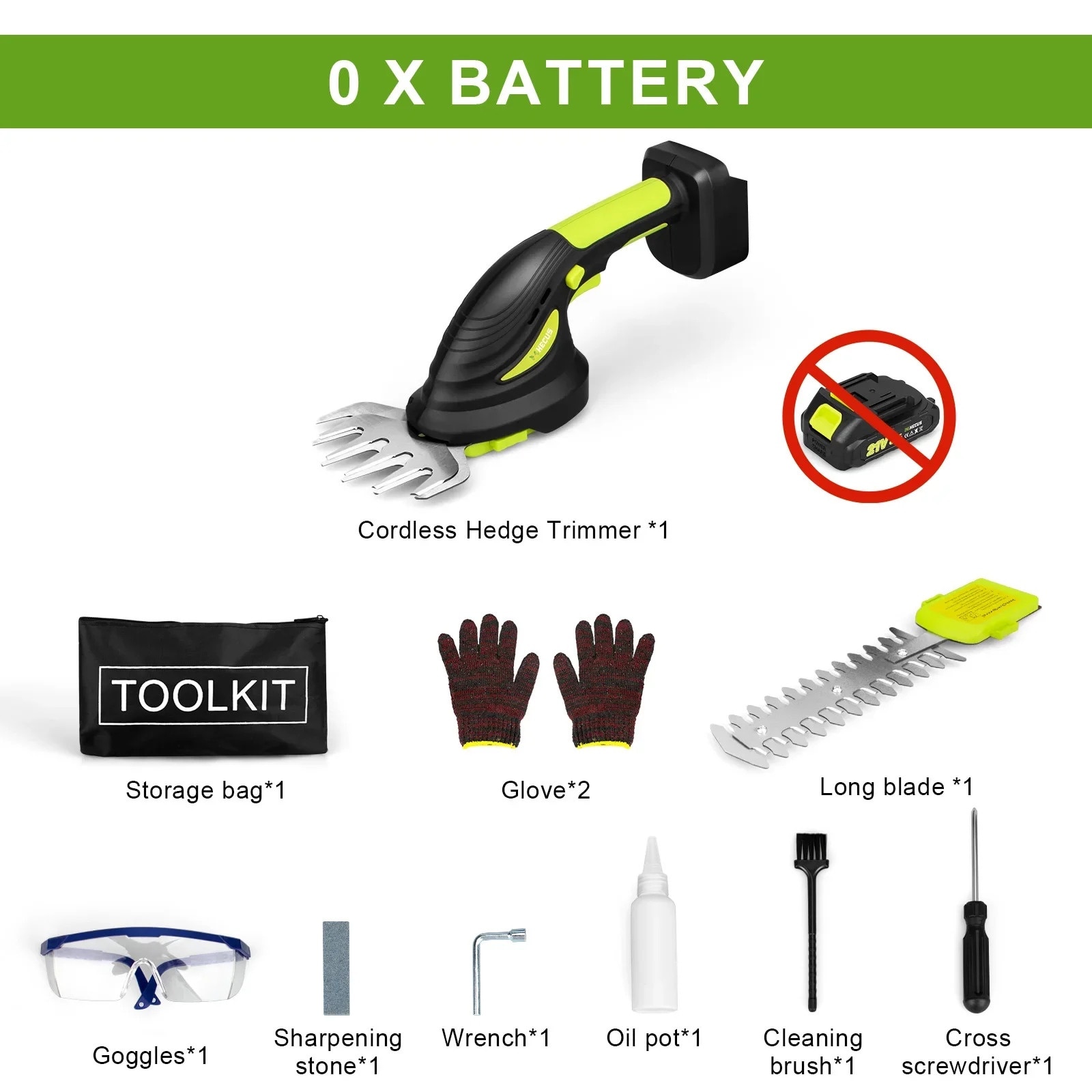 Foarfeca electrica pentru gard viu, 200mm lama pentru arbusti