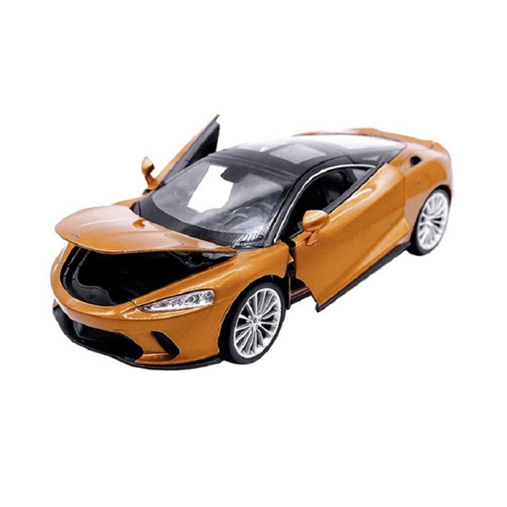 McLaren GT autómodell, arany, Welly 1/24