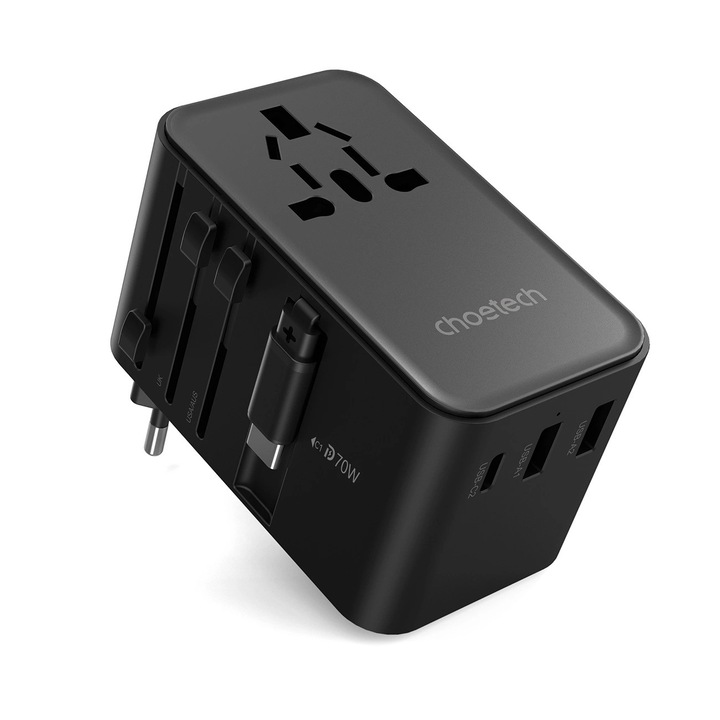 Adaptor calatorie Choetech, 70W, USB-C
