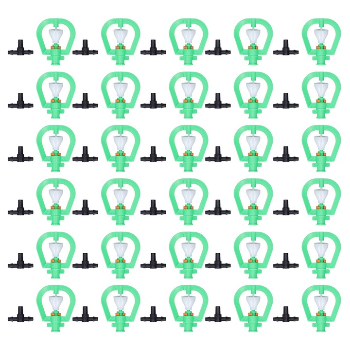 30 db Jormftte forgó szórófej készlet, víztakarékos, könnyen használható, 4/7mm