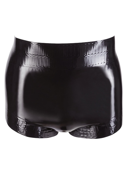 Luka szexi fehérnemű, latex, 0,4 mm, fekete, különleges játékokhoz