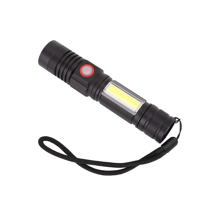 Lanterna LED din aliaj de aluminiu, 12000LM, impermeabila, 14x3.4cm