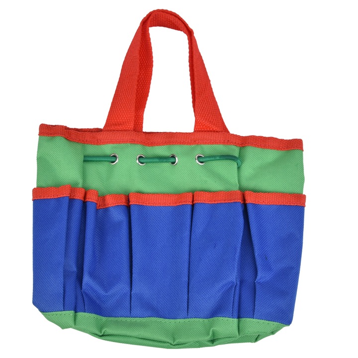 Jormftte Szerszámtáska, nagy kapacitású, 9 zseb, 18x16x10cm, poliészter