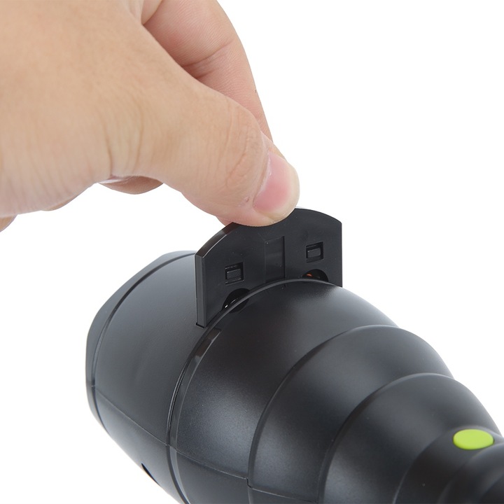 LED-es zseblámpa 12 mintával karácsonyi Halloween partiraFekete