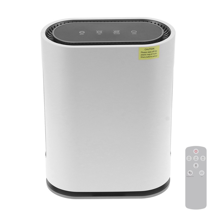 Jormftte GL-FS32 légtisztító, HEPA szűrő, érintésvezérlés, 46.6x35x18cm, fehér
