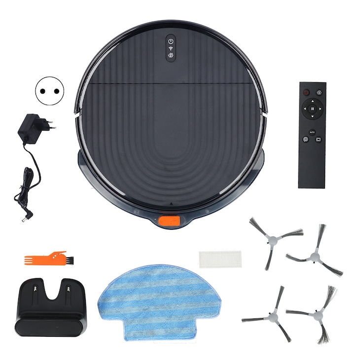 Aspirator portabil Jormftte, 500W, 17kPa, 25x15cm, pentru canapele, perdele, tastaturi