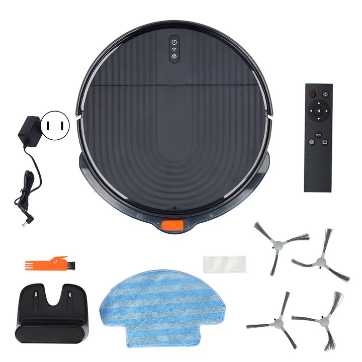 Aspirator de birou Jormftte mini, 10W, alimentare USB, rotire 360°, design cu tub plat, 167g