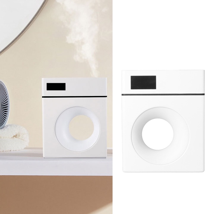 Jormftte párásító, 500 ml, fehér, folyamatos és szakaszos permetezési mód, állítható légzési fény