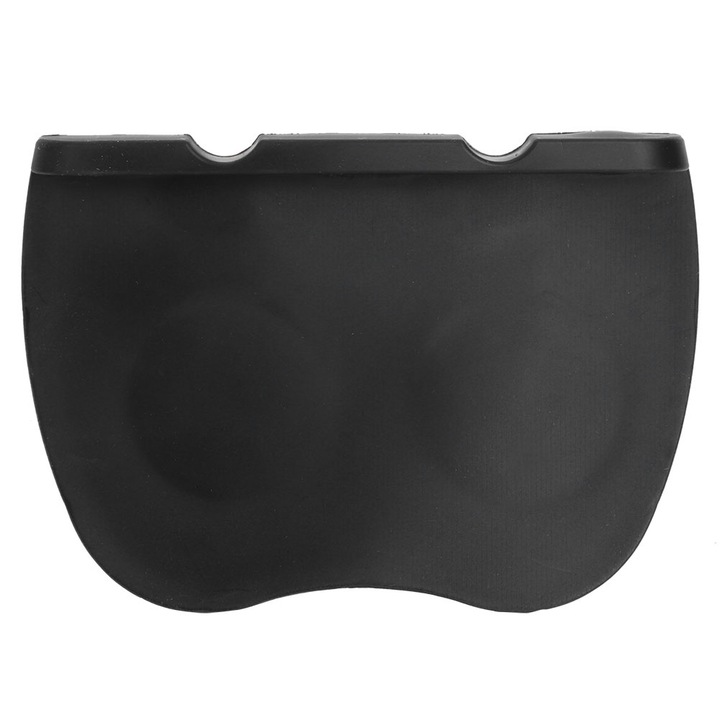 Szilikon kávéfőző alátét, Jormftte, fekete, 20.7x14.8cm