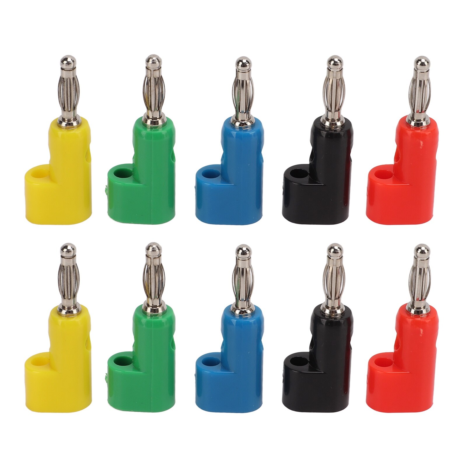BNANAページ Set 10 conectori banana 4mm, J.10026, alama, 30Vac-60Vdc, 24A