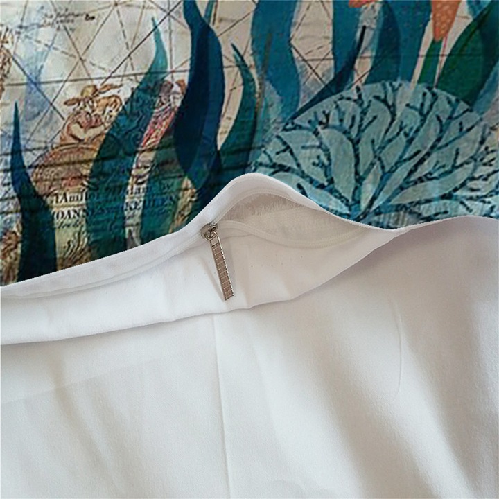 Jormftte 3 részes ágynemű garnitúra, 3D nyomtatott, poliészter, többszínű, Queen Size