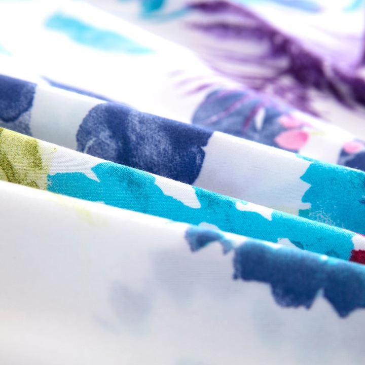 Jormftte 3 részes ágyneműgarnitúra, 3D nyomtatott, poliészter, többszínű, queen size