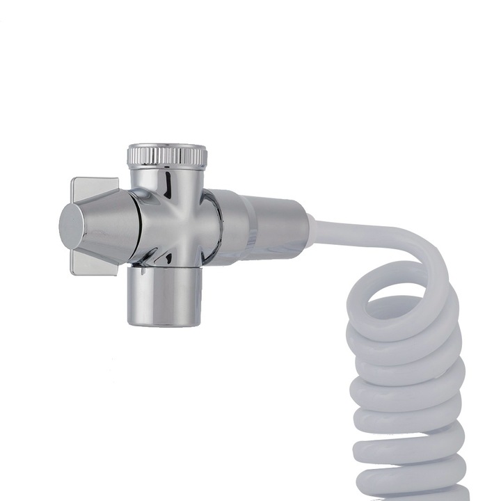 Jormftte sárgaréz vízcsatlakozó, 3 utas, 5.9x5.7cm