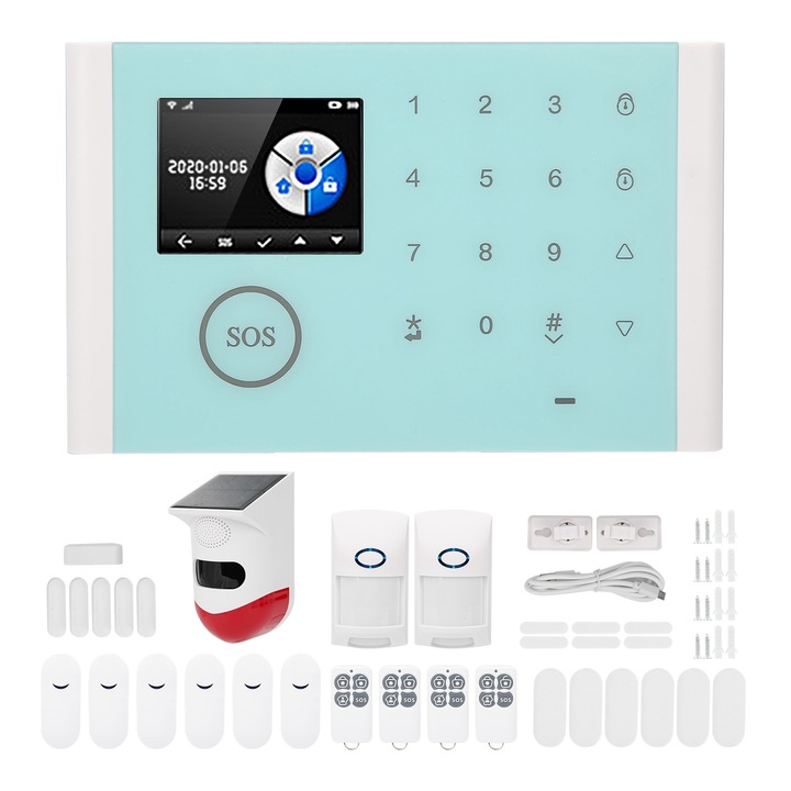 Алармена система за врата, Mmgoqqt, WiFi, 2,4 инча