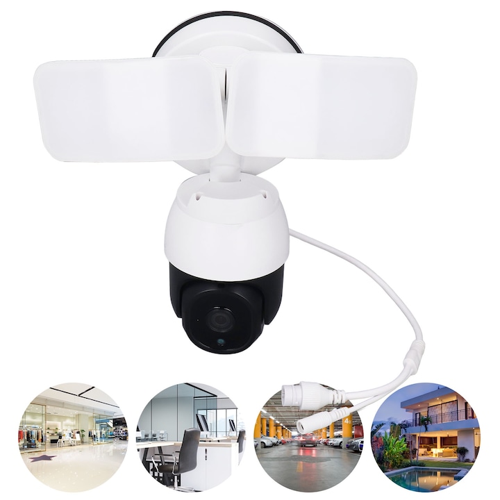 Camera de supraveghere PTZ Jormftte, 2MP, zoom 10x, wireless, IP66, exterior