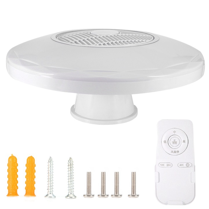 60W kerek mennyezeti ventilátor LED-es lámpákkal nappali hálószoba irodai ventilátorokhoz távirányítóval
