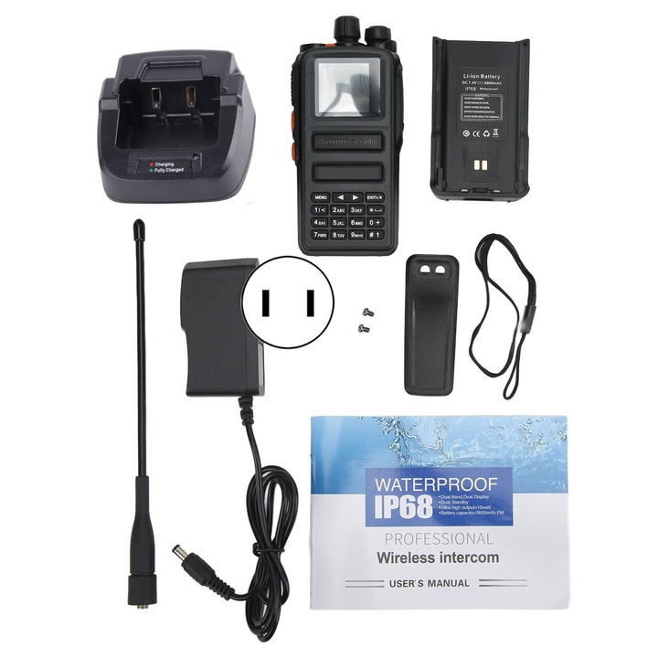 Безжична станция уоки токи, Mmgoqqt, IP68, водоустойчива, 10 W