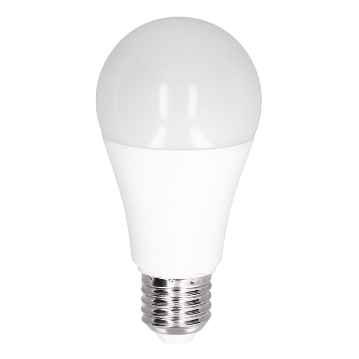 Умна LED крушка 9W E27 RGB, гласово управление, 120x60 мм, многоцветна