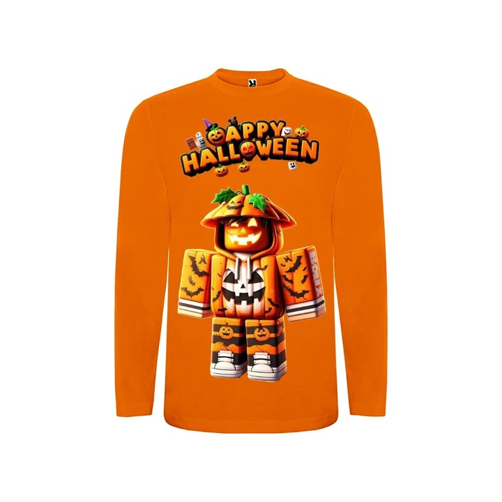Hosszu ujju polo, Roblox Halloween M6 modell, Narancssárga