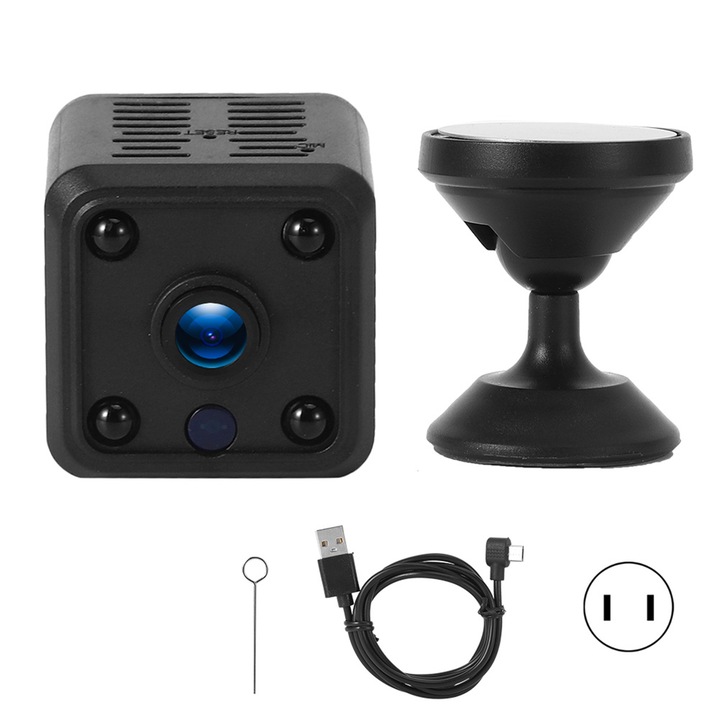 Camera IP Jormftte 3MP, noapte, detectie miscare, audio bidirectional, 100-240V