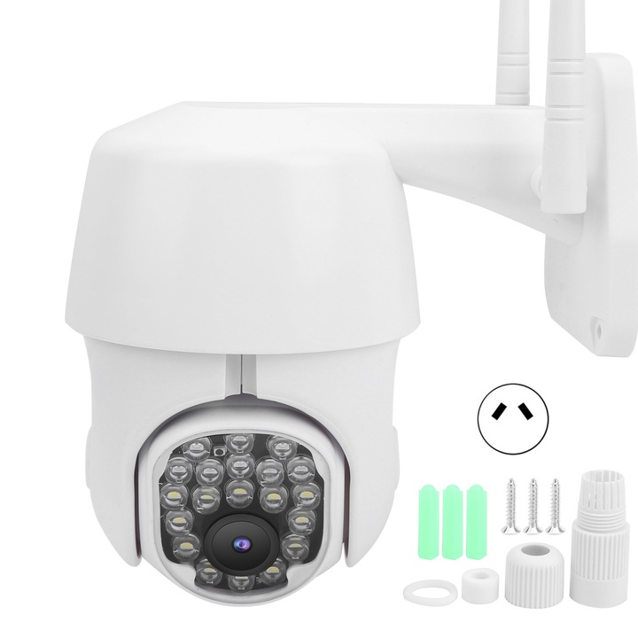 Camera video HD 1080P Jormftte, obiectiv CCTV 6mm-60mm, 16MP, USB, rezolutie 5640x4232
