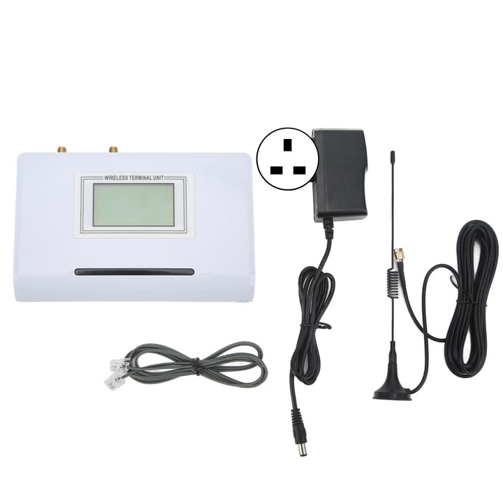 Jormftte GSM router LCD kijelzővel, stabil jellel, 100-240V AC, 0.25W-0.5W