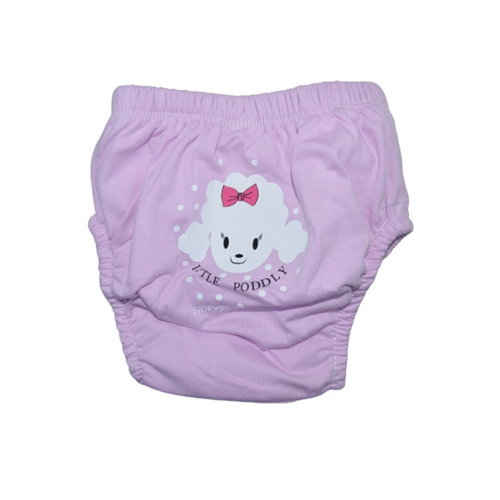 Chiloti de trecere la olita refolosibili pentru fete Mini Junior POS11-9, Mov 3-4 ani