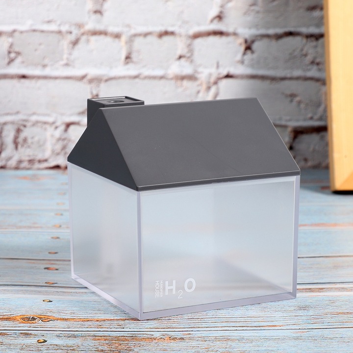 3 az 1-ben USB párásító, longziming, 250 ml-es űrtartalom, színes fények, rózsaszín, 8,5x8,5x9,3 cm