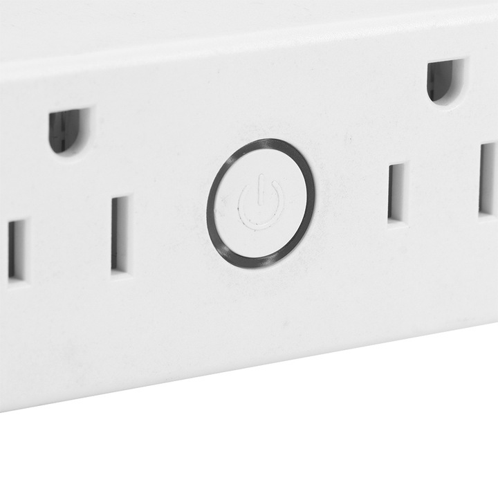 WiFi смарт контакт, longziming, ALEXA гласов контрол, защита от претоварване, 110-125V, 11.5x5.5x4cm