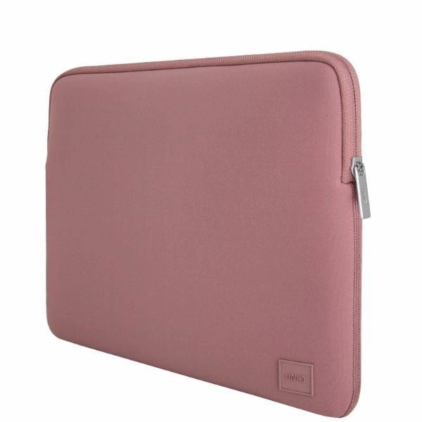 Husa pentru laptop UNIQ Cyprus, neopren, rezistenta la apa, roz, 14"
