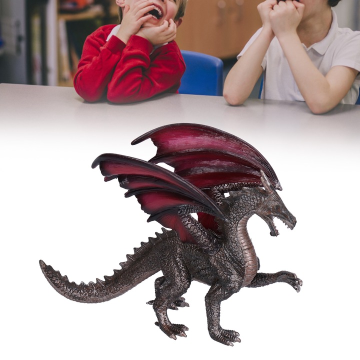 Фигурка на дракон, longziming, PVC, 18x10.2 см, за деца над 3 години