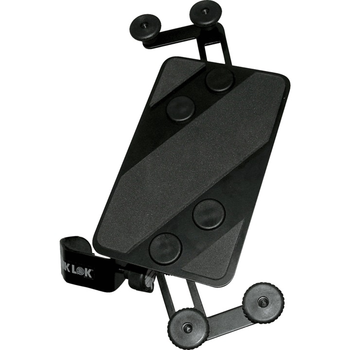 Suport universal pentru tableta, Quiklok, IPS12, De atasat la un suport de microfon, Negru