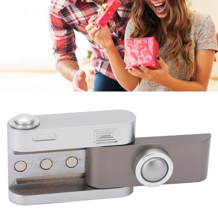 Jormftte interaktív fém játék, kamera forma, 3 játékmód, 54x35x15mm