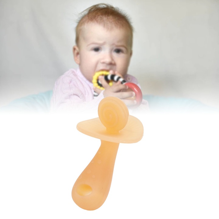 Jormftte fogazási játék, szilikon rúd, 8x5.1cm, cukorka alakú, 6-12 hónapos korig