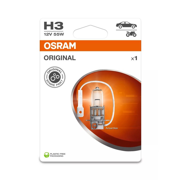 Osram H3 Standard halogén izzó, 12V, 55W